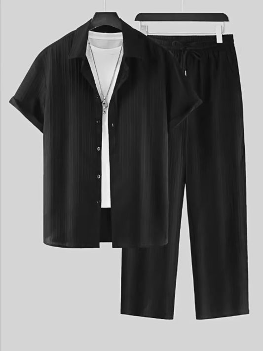 Men's Summer Two Pcs Dress Set